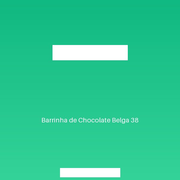 Barrinha de Chocolate Belga 38g